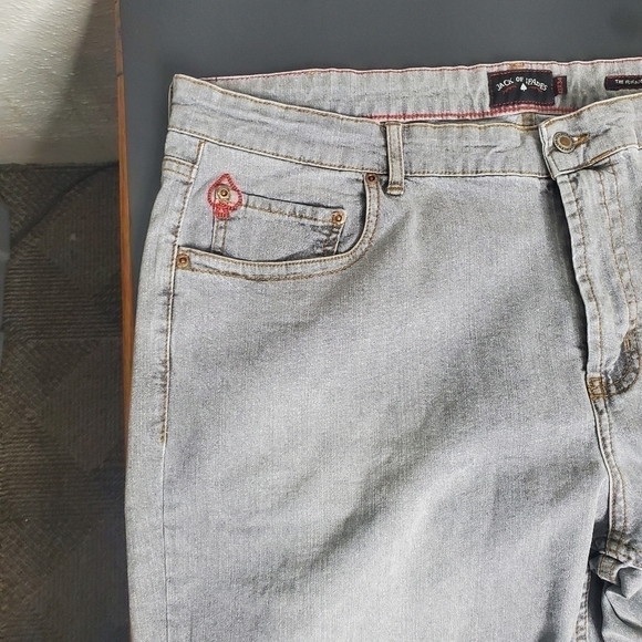 Jack of Spades High Roller Stretch Straight Leg Stretch Jeans Size 42x34 - Picture 2 of 16